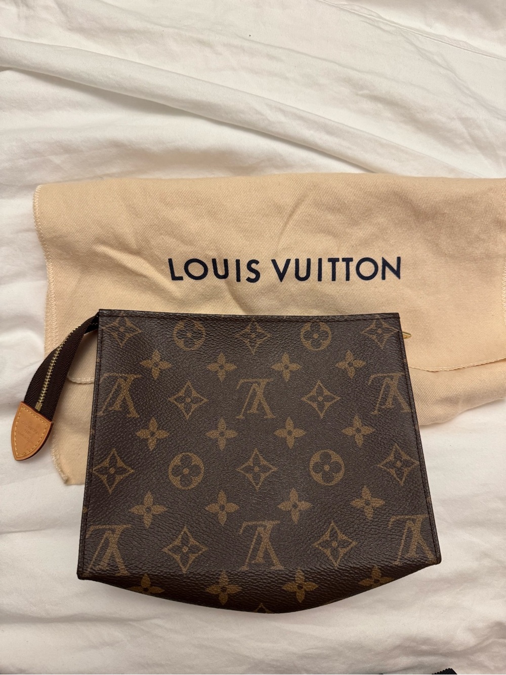 Authentic Louis Vuitton Monogram Toiletry Pouch
